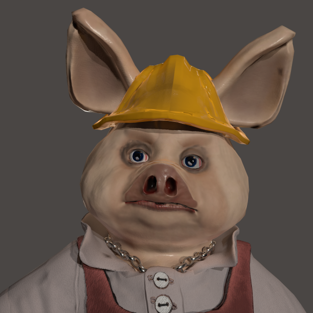 piggy builder Model 3D .c4d .max .obj .3ds .fbx .stl .blend 