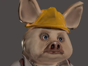 budowniczy świnki Model 3D