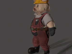 budowniczy świnki Model 3D