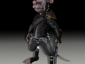 Rattenbandit 3D Modell