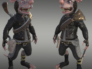 rat bandit Model 3D