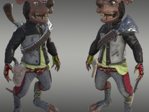 rat bandit Model 3D