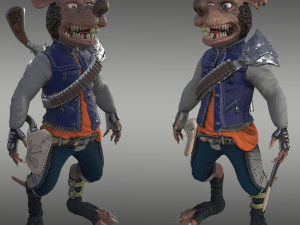 rat bandit Model 3D