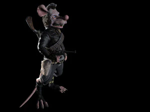 szczurzy bandyta Model 3D