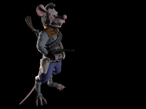 rat bandit Model 3D