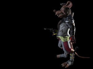 rat bandit Model 3D