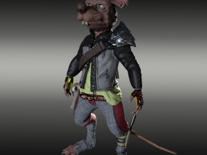 rat bandit Model 3D