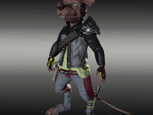 szczurzy bandyta Model 3D