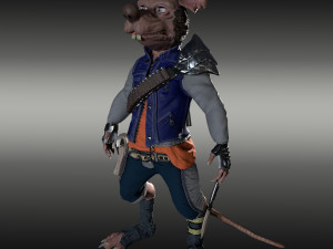 rat bandit Model 3D