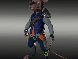 szczurzy bandyta Model 3D