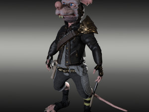 rat bandit Model 3D