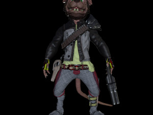 rat bandit Model 3D