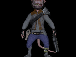 rat bandit Model 3D