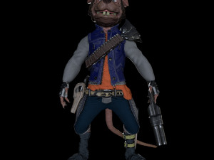 rat bandit Model 3D