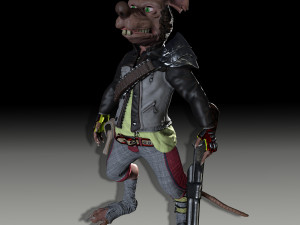 rat bandit Model 3D