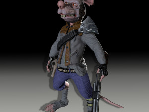 rat bandit Model 3D