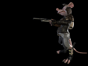 rat bandit Model 3D