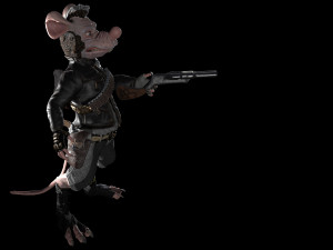 rat bandit Model 3D