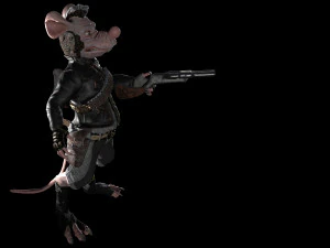 szczurzy bandyta Model 3D