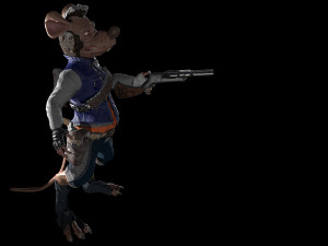 rat bandit Model 3D