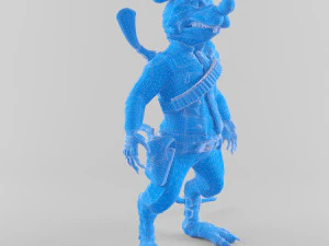 szczur Model 3D
