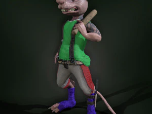 bully rat 3D Model