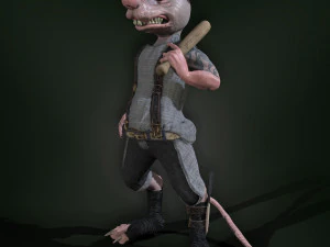 bully rat 3D Model