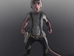 bully rat 3D Model