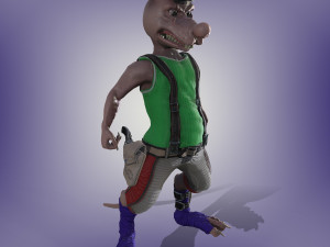 bully rat Model 3D