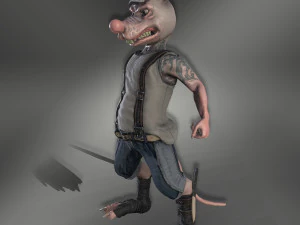 bully rat 3D Model