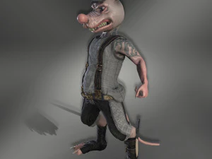 bully rat 3D Model