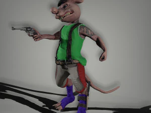 bully rat 3D Model