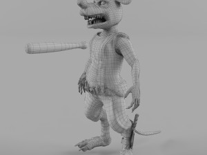 bully rat Model 3D