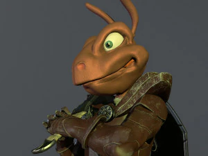 prajurit semut Model 3D