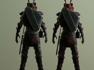 ant soldier 3D Model