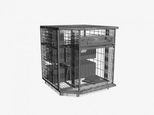 tv tables with two glass doors Modèle 3D
