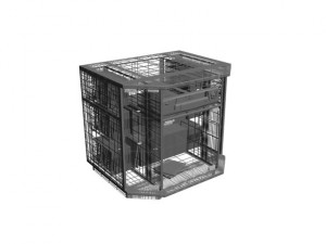 tv dresser with three glass doors 3D Model