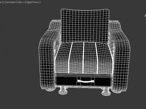leather chair 3D Model