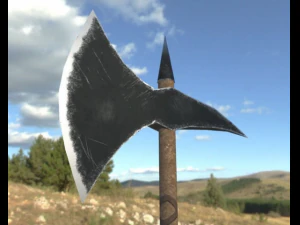 Streitaxt 3D Modell