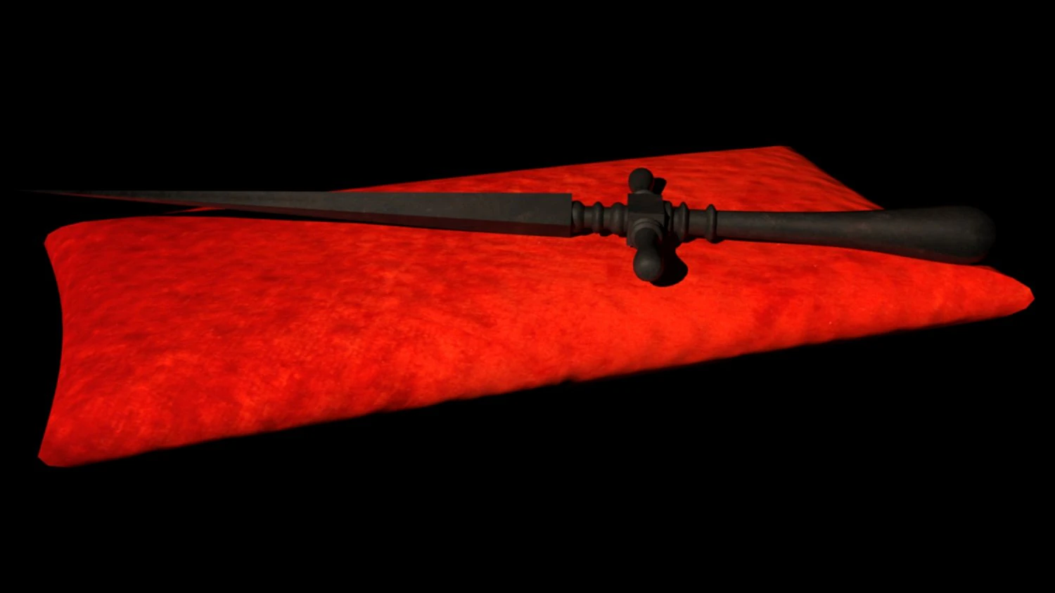 stiletto 3D Model .c4d .max .obj .3ds .fbx .stl .blend 