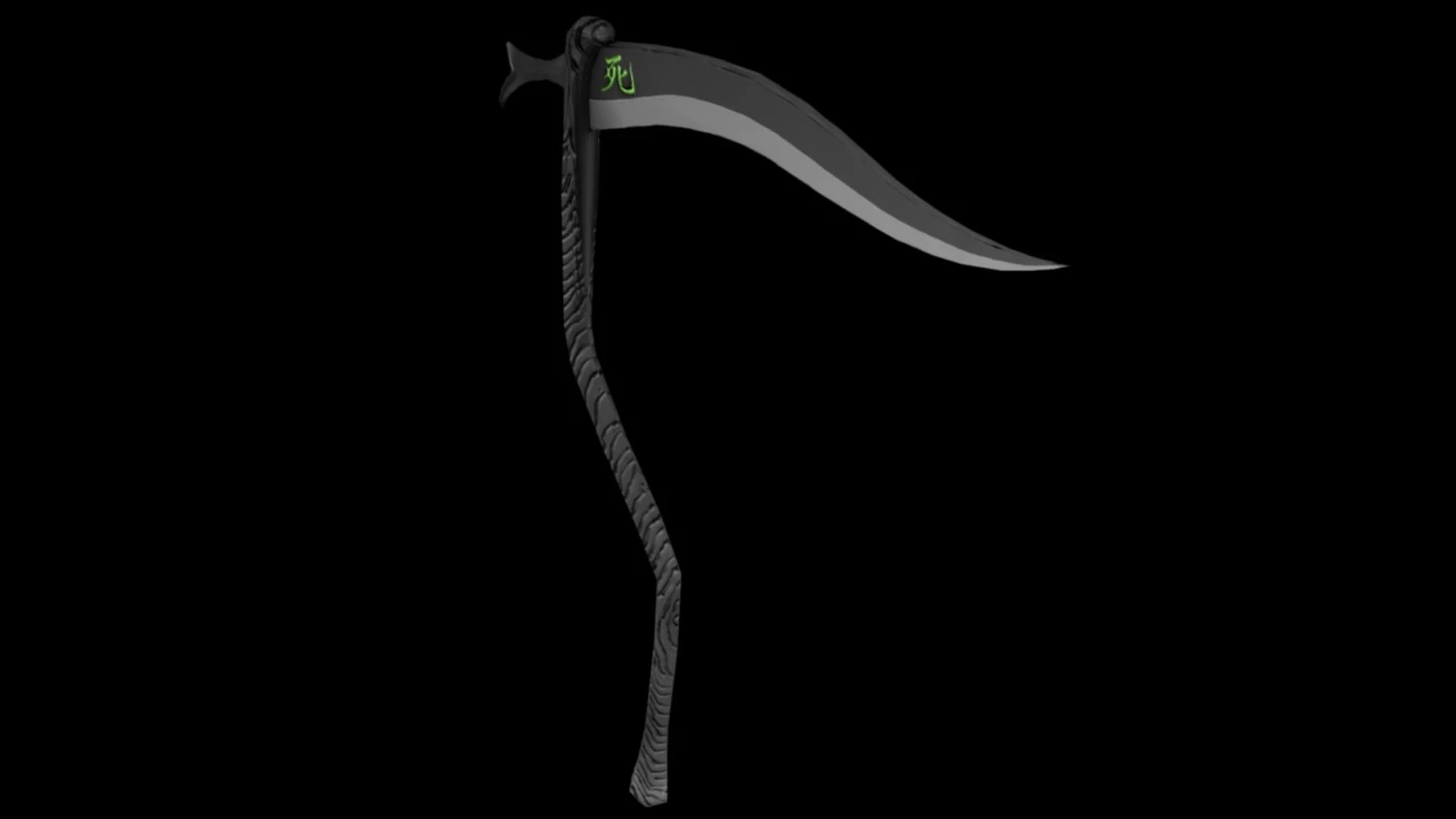 scythe 3D Model .c4d .max .obj .3ds .fbx .stl .blend 