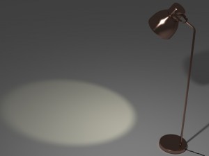 hektar standing lamp 3D Model