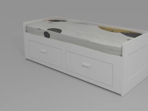 divã de brimnes Modelo 3D