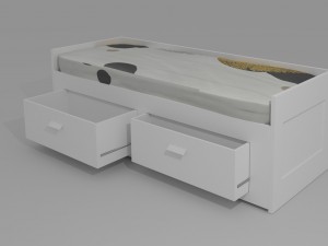 brimnes divan Model 3D