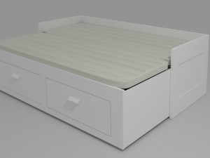 brimnes divan Model 3D