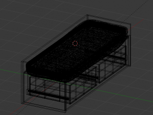 brimnes divan Model 3D