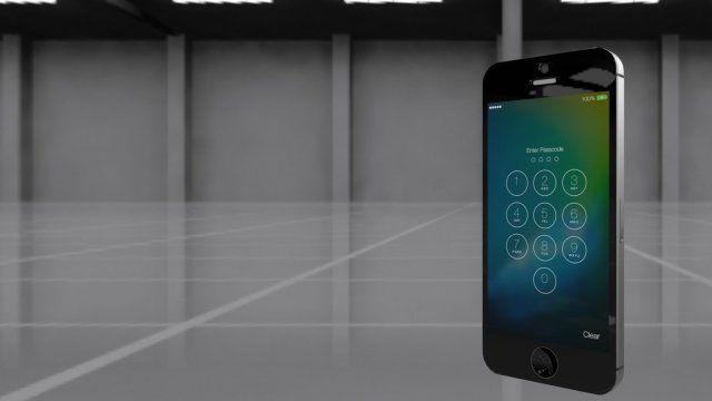 iphone 5s 3D Model .c4d .max .obj .3ds .fbx .stl .blend 