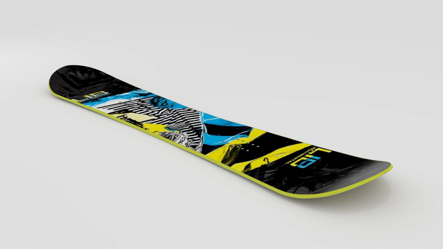 het formulier Snel team skate banana snowboard 3D Model in Sports Equipment 3DExport
