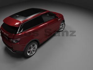 range rover evoque 3D मॉडल