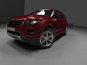range rover evoque 3D मॉडल